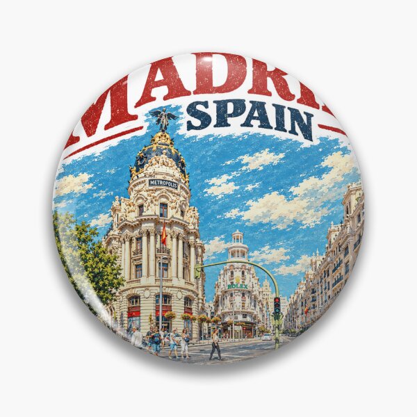 Item preview, Madrid Spain - Travel Art designed and sold by clarkfraser.