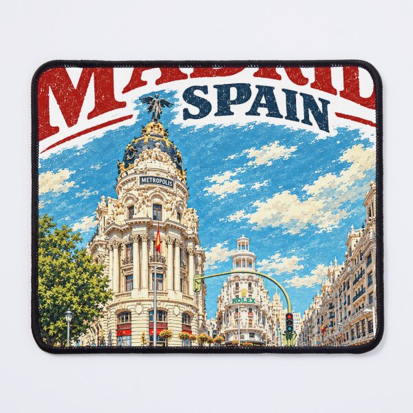 Item preview, Madrid Spain - Travel Art designed and sold by clarkfraser.
