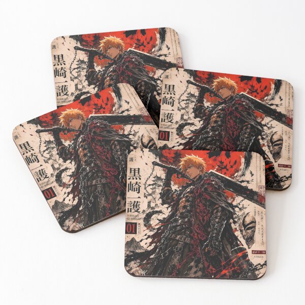 Item preview, Dark Soul Reaper Warrior – Orange Haired Swordsman Japanese Inspired Art designed and sold by Dyan4.