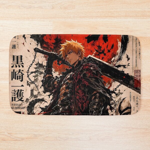 Item preview, Dark Soul Reaper Warrior – Orange Haired Swordsman Japanese Inspired Art designed and sold by Dyan4.