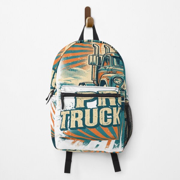 Artikelvorschau, Stolzer LKW-Fahrer Vintage-Sattelzug-Sonnenuntergang-T-Shirt entworfen und verkauft von EverydayBadge.