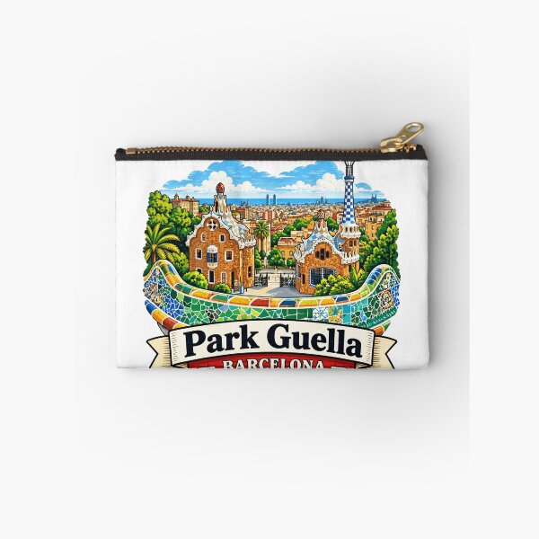 Item preview, Park Güell Barcelona Spain - Travel Art designed and sold by clarkfraser.