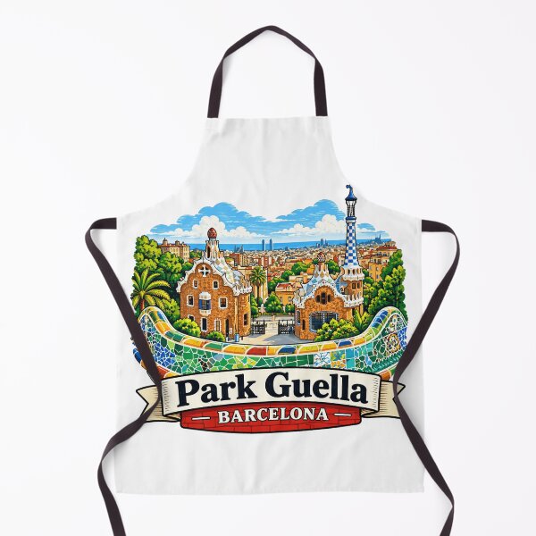 Item preview, Park Güell Barcelona Spain - Travel Art designed and sold by clarkfraser.