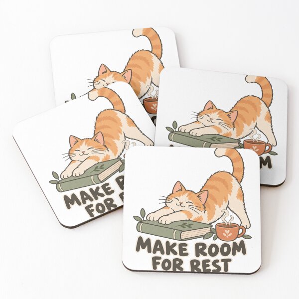Item preview, Make Room for Rest Cozy Orange Cat designed and sold by FujinStore24.