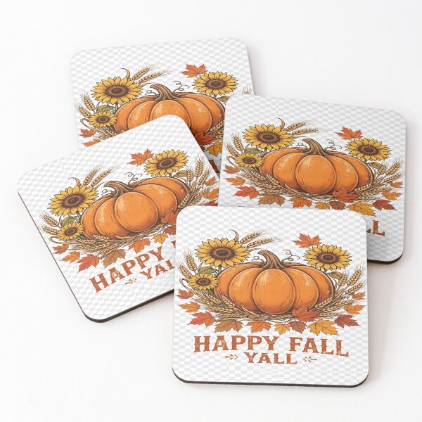 Item preview, Happy Fall Yall Pumpkin Sunflower Harvest T-Shirt designed and sold by EverydayBadge.