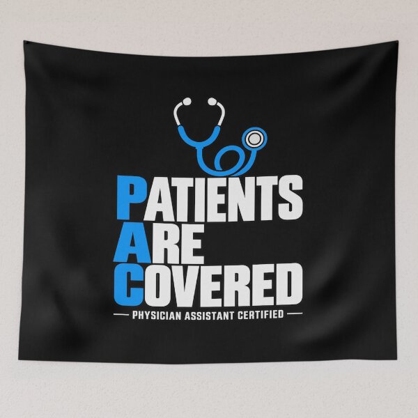 Artikelvorschau, PA-C-Patienten sind versichert – Abschluss-T-Shirt für Physician Assistants entworfen und verkauft von Trendably.