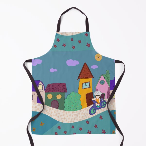 Item preview, Magical City Bike Ride – Kawaii Girl Cycling Through a Whimsical City designed and sold by Keddmia.