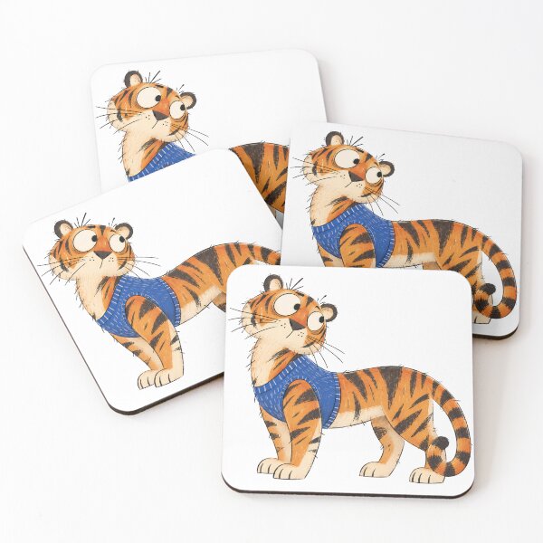 Item preview, Tiger in a Cozy Knit Vest designed and sold by The-Art-of-D.