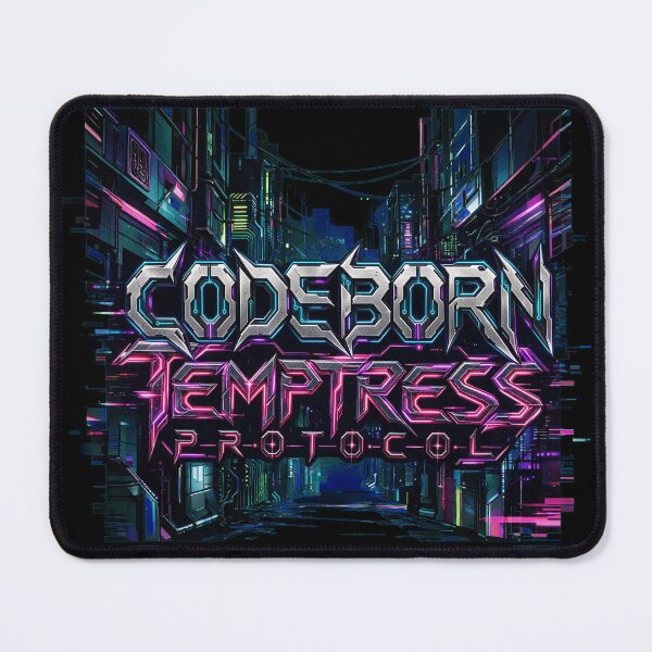 Item preview, Codeborn × Temptress Protocol: Glitched Neon Convergence. designed and sold by AIRebel.
