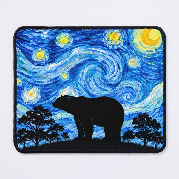 Item preview, Funny Polar Bear Starry Night Painting Moon Star Zoo Boys Girls designed and sold by FurryHavenPH.