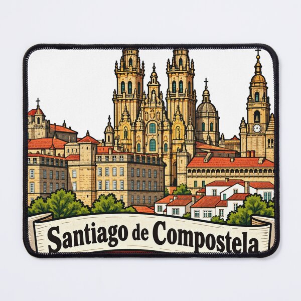 Artikelvorschau, Santiago de Compostela Spanien - Reisekunst entworfen und verkauft von clarkfraser.