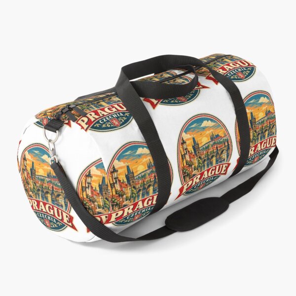 Artikelvorschau, Prag, Tschechien – Vintage-Reiseposter – Retro-Stadtansicht aus Europa entworfen und verkauft von Globalcitytees.