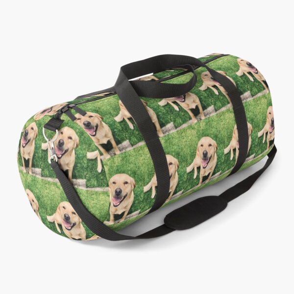 Item preview, Smiling Yellow Labrador Retriever On Grass designed and sold by VanGaldo.
