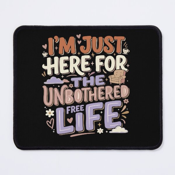 Item preview, Anti-Dating & Relationship I’m Just Here For The Unbothered Life Gift for Singles designed and sold by AmeliaShirts.