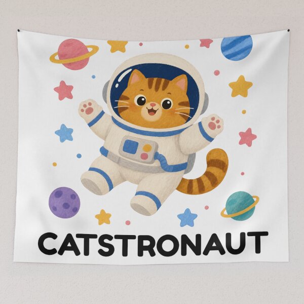 Item preview, Catstronaut - Cute Astronaut Cat in Space designed and sold by walbayzon.