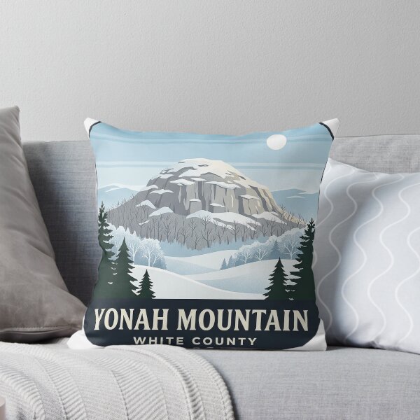Item preview, Yonah Mountain Winter Crest Shield Sticker Georgia designed and sold by DetourDgn.