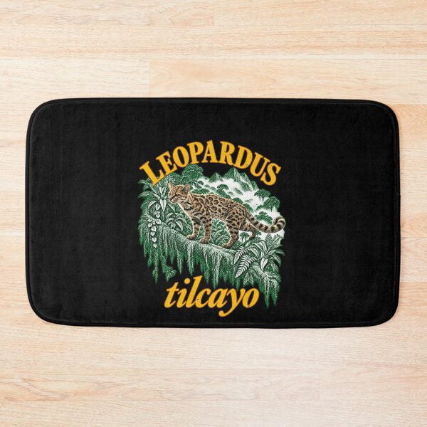 Item preview, Spotted Cat in Tropical Mountain Nature designed and sold by elderberry.