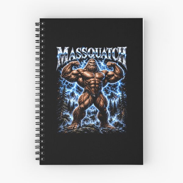 Artikelvorschau, Massquatch Bigfoot Fitnessstudio Bodybuilder Workout Witz entworfen und verkauft von elderberry.