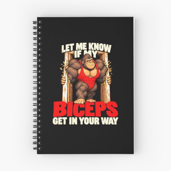 Item preview, Funny Biceps Get in Way Gym Lifting Humor Art designed and sold by elderberry.