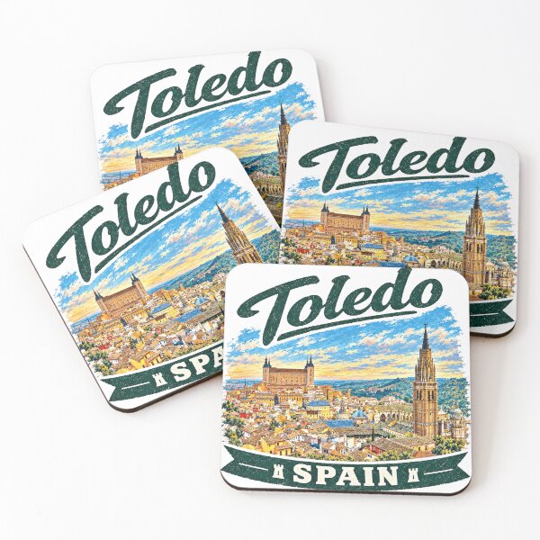 Item preview, Toledo Spain - Vintage Travel Art designed and sold by clarkfraser.