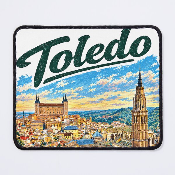 Item preview, Toledo Spain - Vintage Travel Art designed and sold by clarkfraser.