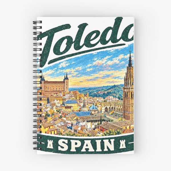 Aperçu de l'œuvre Tolède, Espagne - Art de voyage vintage créée et vendue par clarkfraser.