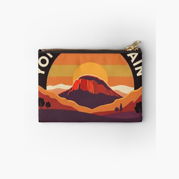 Item preview, Yonah Mountain Sunset Circle Badge Northeast Georgia designed and sold by DetourDgn.