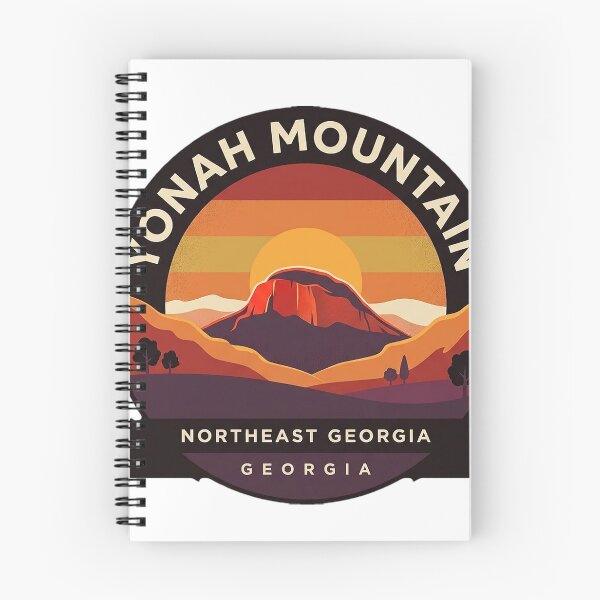 Item preview, Yonah Mountain Sunset Circle Badge Northeast Georgia designed and sold by DetourDgn.