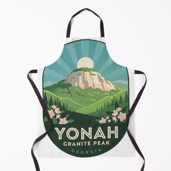 Item preview, Yonah Mountain Art Deco Spring Laurel Sticker Georgia designed and sold by DetourDgn.