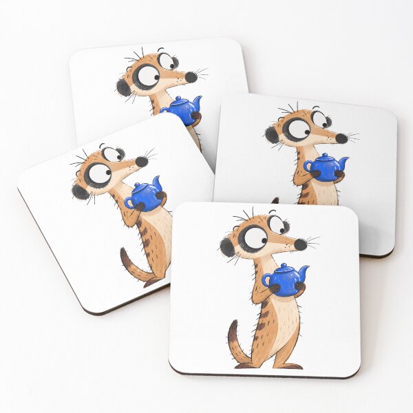 Item preview, Meerkat and the Tiny Teapot designed and sold by The-Art-of-D.