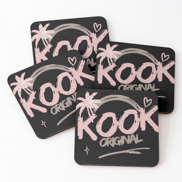 Item preview, Original Kook - Playa retro con palmera y arcoíris rosa empolvado designed and sold by KookArt.