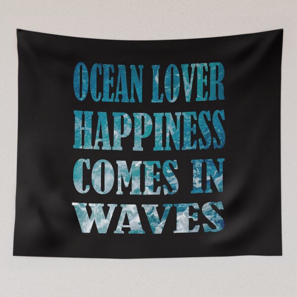Item preview, Ocean Lover Happiness Comes In Waves designed and sold by EVANSTAGE.
