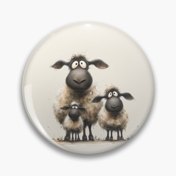 Item preview, Gorgeous Sheep ' The Fondues ’ BY SHiRLeY MacARTHuR designed and sold by Shirley MacArthur Art.