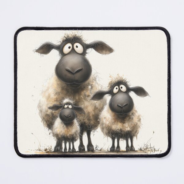 Item preview, Gorgeous Sheep ' The Fondues ’ BY SHiRLeY MacARTHuR designed and sold by Shirley MacArthur Art.