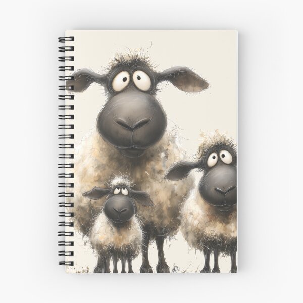 Item preview, Gorgeous Sheep ' The Fondues ’ BY SHiRLeY MacARTHuR designed and sold by Shirley MacArthur Art.