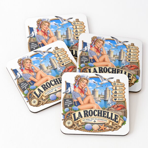Item preview, La Rochelle, France – Old Port & Atlantic Coast designed and sold by Wandervogel123.