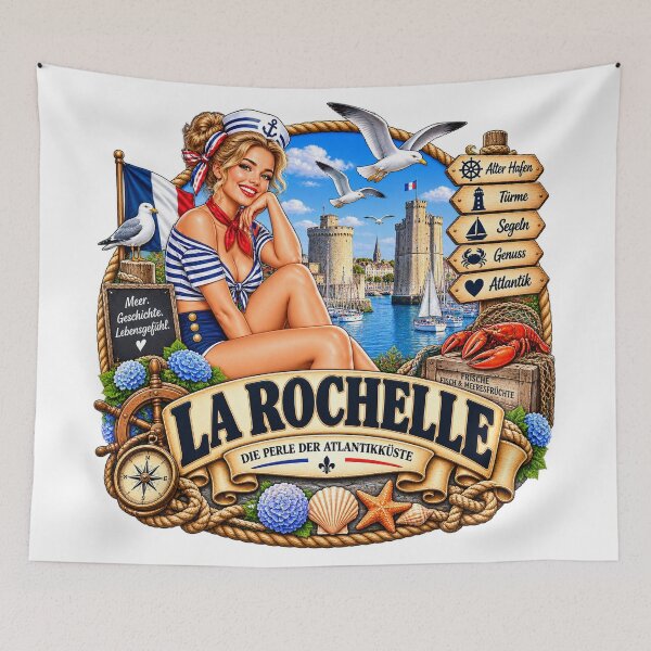 Item preview, La Rochelle, France – Old Port & Atlantic Coast designed and sold by Wandervogel123.