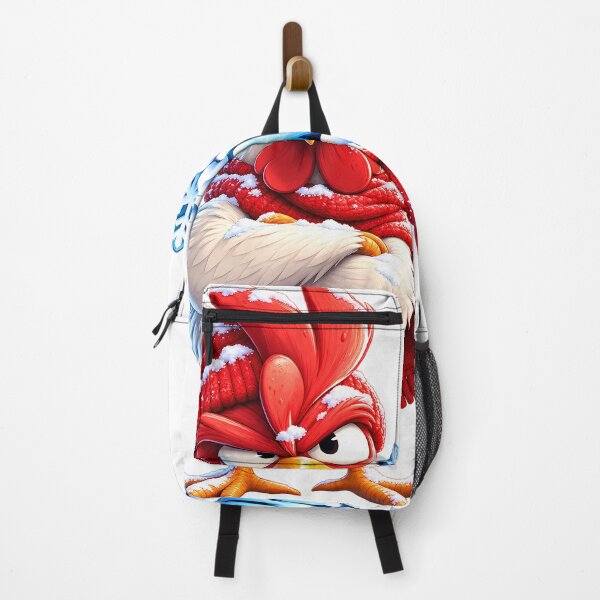 Item preview, Funny Grumpy Winter Rooster Sweatshirt - 3D Angry Chicken Winter Design designed and sold by ningamer92.