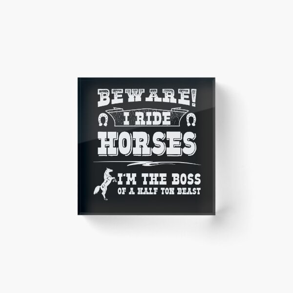 Item preview, Be Aware I Ride Horses designed and sold by inkedtee.