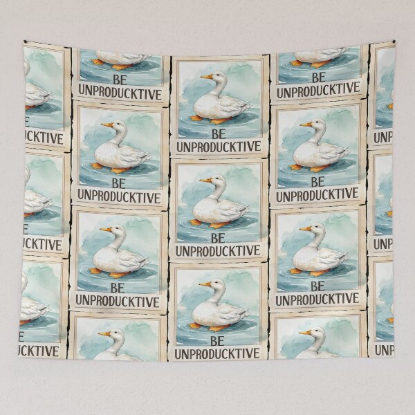 Item preview, Be Unproductive – The Art of Doing Nothing designed and sold by LiskoDesign.