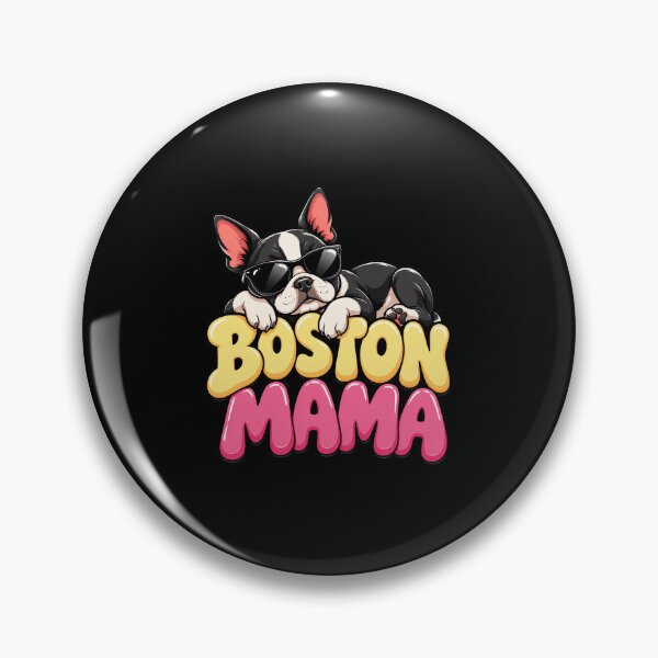 Item preview, Boston Mama Cute Boston Terrier Dog Mom designed and sold by DesignStitchery.