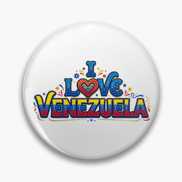 Artikelvorschau, Ich liebe Venezuela – Lebendiges patriotisches Flaggen- und Herz-Typografie-Design entworfen und verkauft von FootprintofLove.