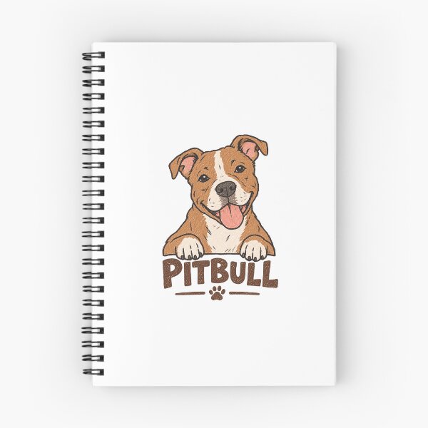 Item preview, Pitbull Awareness Month October - Notebook designed and sold by AZ Atelier.