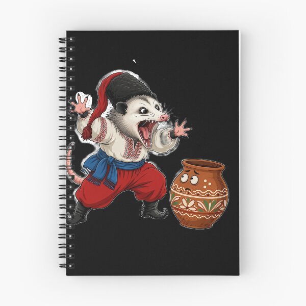 Item preview, Screaming Cossack Opossum Chaotic Funny Meme designed and sold by ValhallaHub.