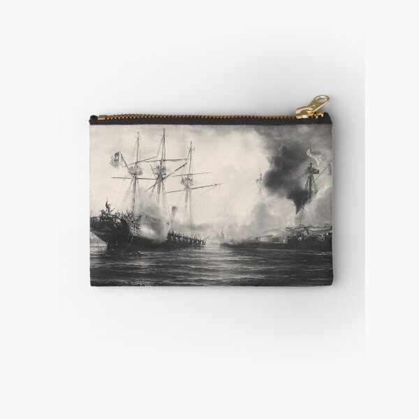 Item preview, Esmeralda vs Huáscar Batalla de Iquique 1879 Arturo Prat Miguel Grau Arte de buque de guerra naval vintage designed and sold by EdGraphy.