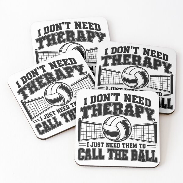 Item preview, Volleyball Therapy – Just Need Them to Call the Ball designed and sold by Rtcraftani.