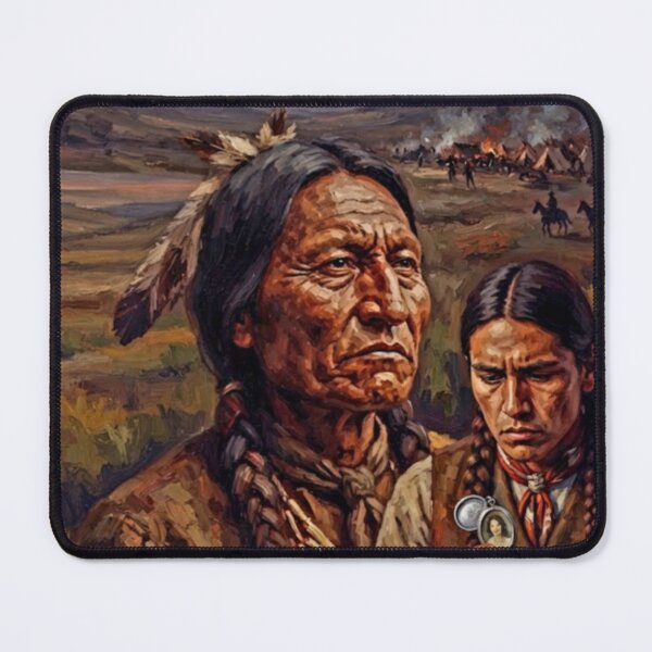 Item preview, Bury My Heart at Wounded Knee Historical Drama Fine Art Tribute designed and sold by Art's Diner.