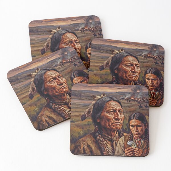 Item preview, Bury My Heart at Wounded Knee Historical Drama Fine Art Tribute designed and sold by Art's Diner.