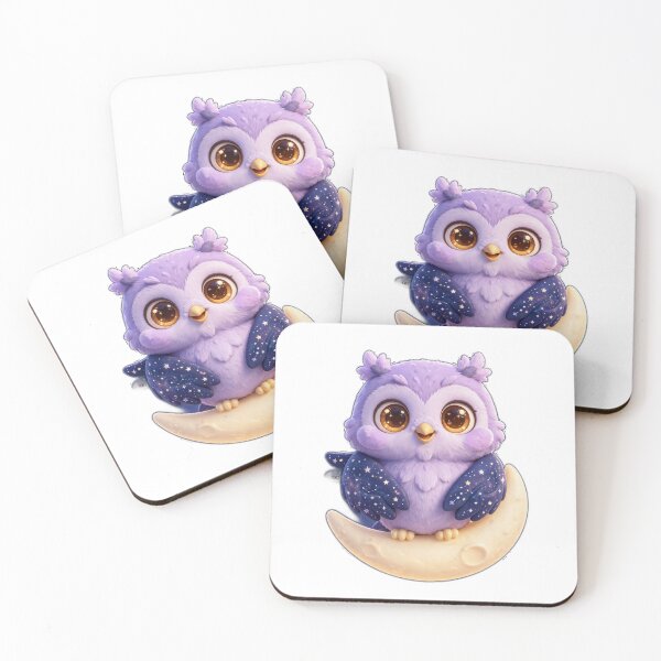 Item preview, Luna the Kawaii Owl designed and sold by PirateDee.