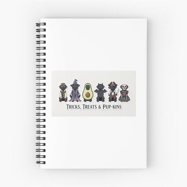 Item preview, Tricks Treats and Pup-kins Cute Halloween Dog Art designed and sold by abfuze.